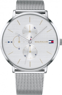 TOMMY HILFIGER Damenuhr 1781942 JENNA mit Edelstahl-Milanaiseband